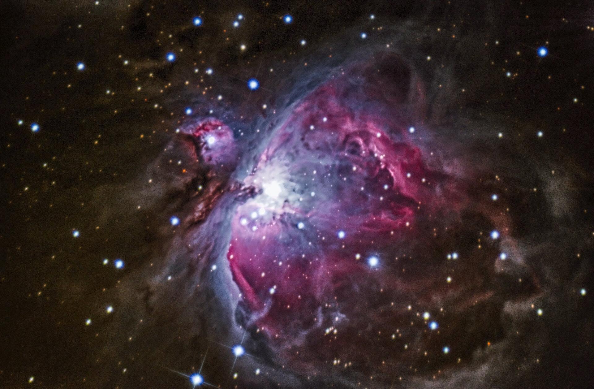 The orion nebula also known as m42 pillars
